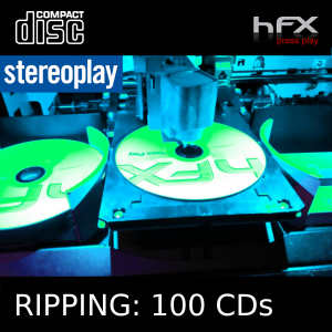 Ripping Service: 100 CDs